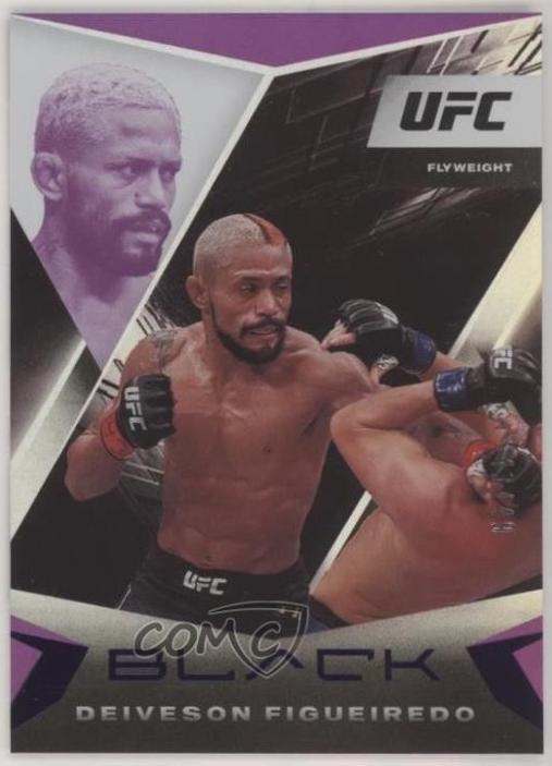 Deiveson Figueiredo 2021 Panini Chronicles UFC Base Black #107 Purple