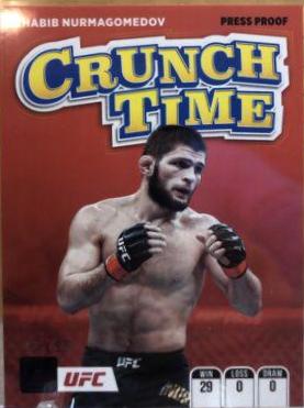 Khabib Nurmagomedov 2022 Panini Donruss UFC Crunch Time #8 Press Proof Purple