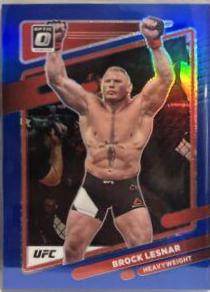 Brock Lesnar 2022 Panini Donruss Optic UFC Base #83 Blue