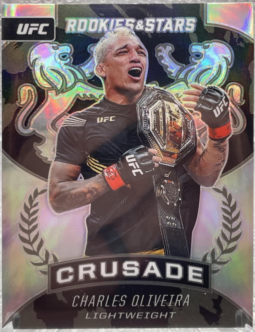 Charles Oliveira 2021 Panini Chronicles UFC Base Crusade #223 Silver