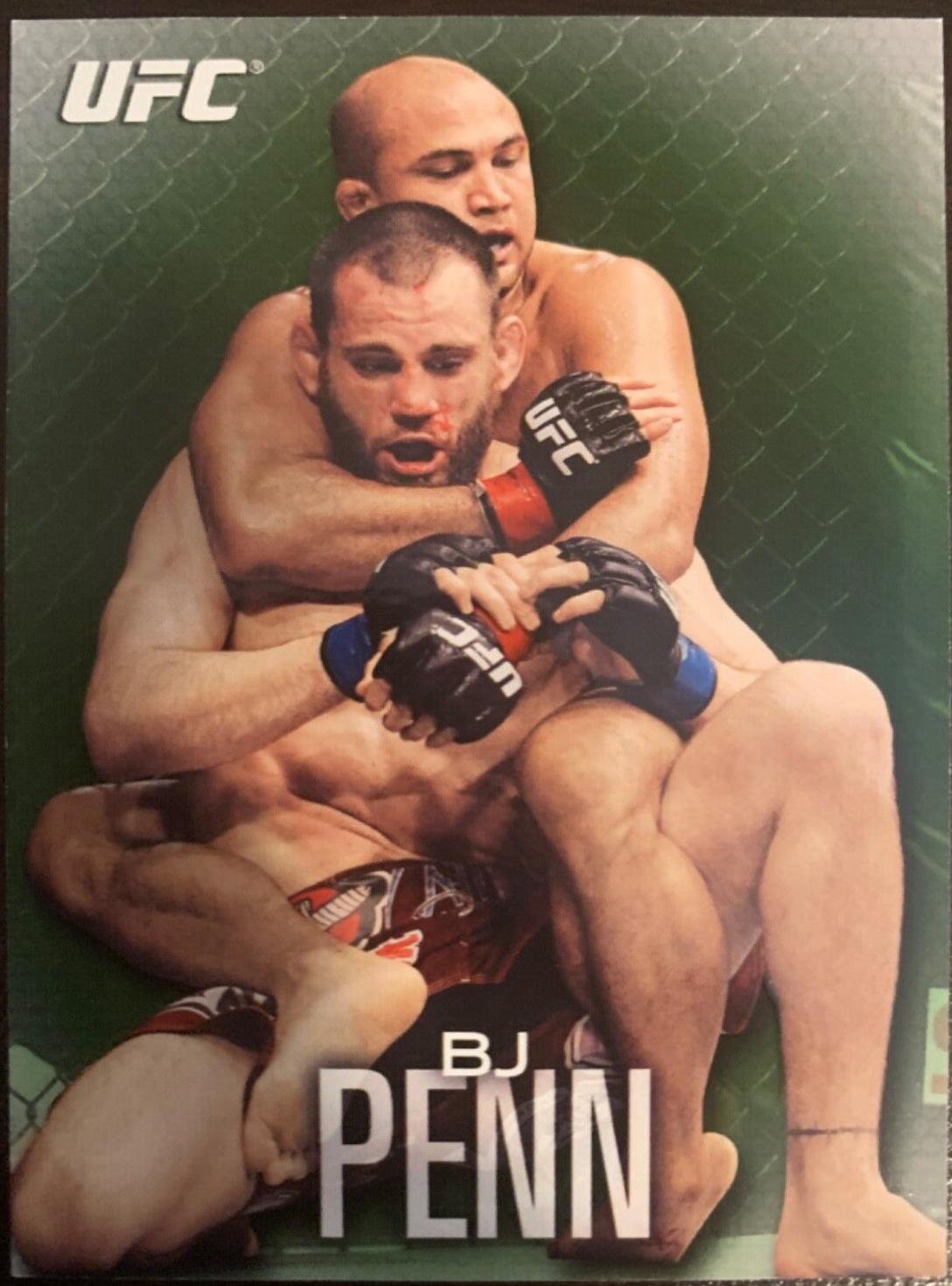BJ Penn 2012 Topps UFC Knockout Base #42 Green