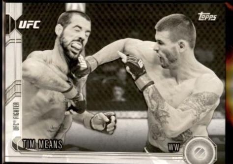 Tim Means 2015 Topps UFC Chronicles Base #155 Black and White