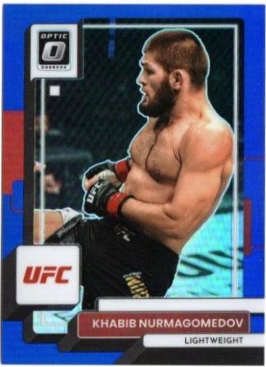 Khabib Nurmagomedov 2023 Panini Donruss Optic UFC Base #40 Blue