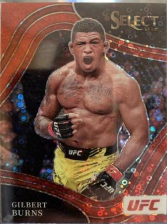 Gilbert Burns 2022 Panini Select UFC Octagonside #237 Red Disco