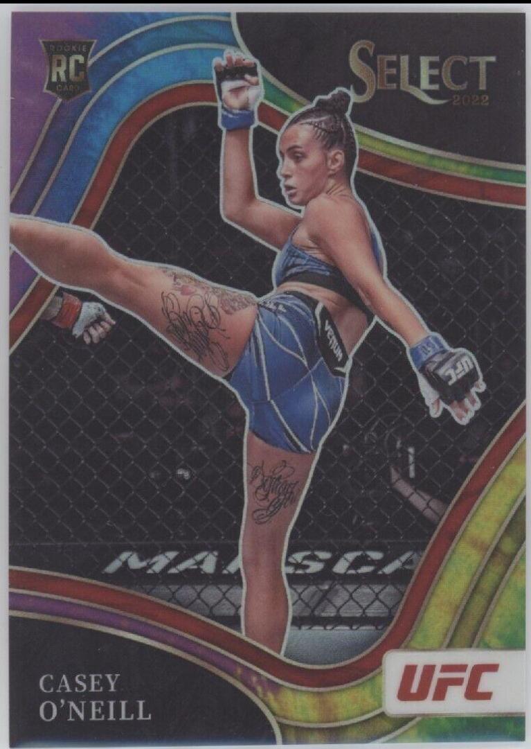 Casey O'Neill 2022 Panini Select UFC Octagonside #212 Tie Dye