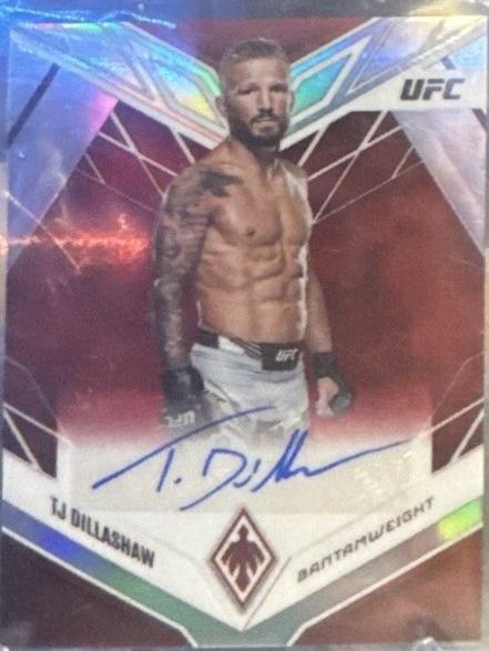 TJ Dillashaw 2023 Panini Chronicles UFC Phoenix Autographs #16 Red