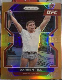 Darren Till 2022 Panini Prizm UFC Base #181 Orange