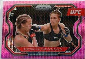 Antonina Shevchenko 2021 Panini Prizm UFC Base #192 Pink Pulsar