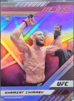 Khamzat Chimaev 2021 Panini Chronicles UFC Base XR #200 Pink