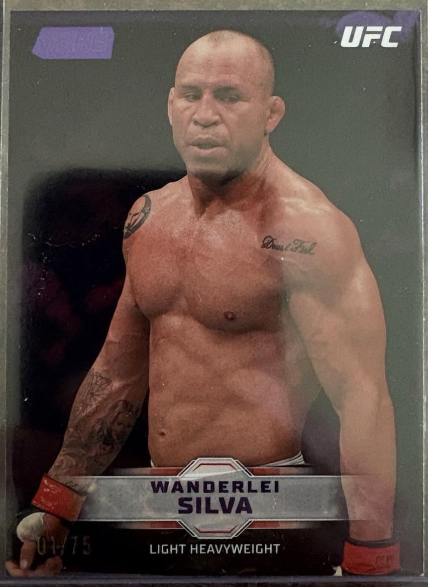 Wanderlei Silva 2026 Topps Stadium Club UFC Base #49 Purple