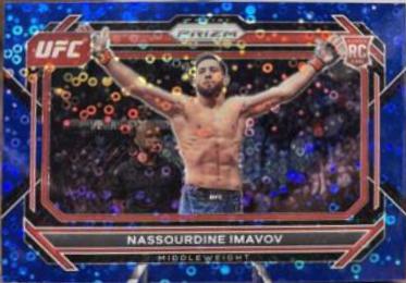 Nassourdine Imavov 2023 Panini Prizm Under Card UFC Base #39 Blue