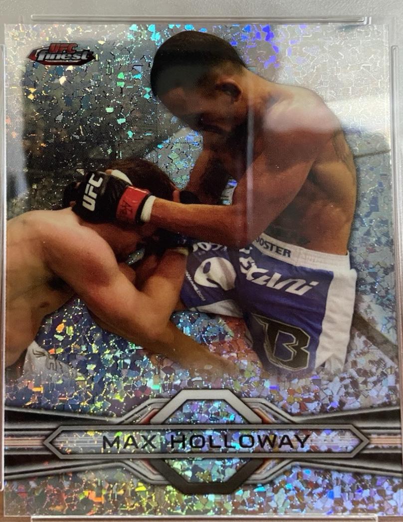 Max Holloway 2013 Topps Finest UFC Base #62 Refractor