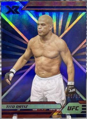 Tito Ortiz 2022 Panini Chronicles UFC Base XR #295 Blue