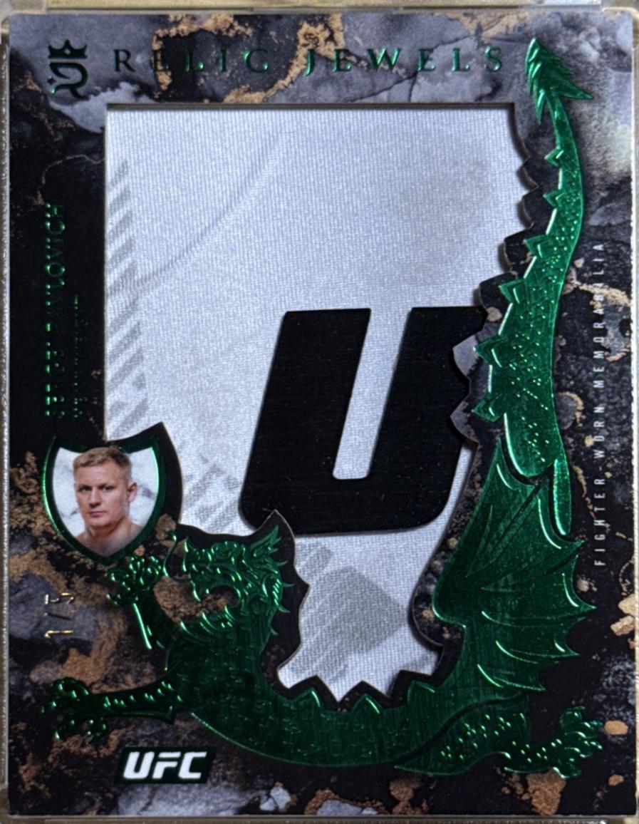 Sergei Pavlovich 2025 Topps Royalty UFC Relic Jewels #RJ-SP Green