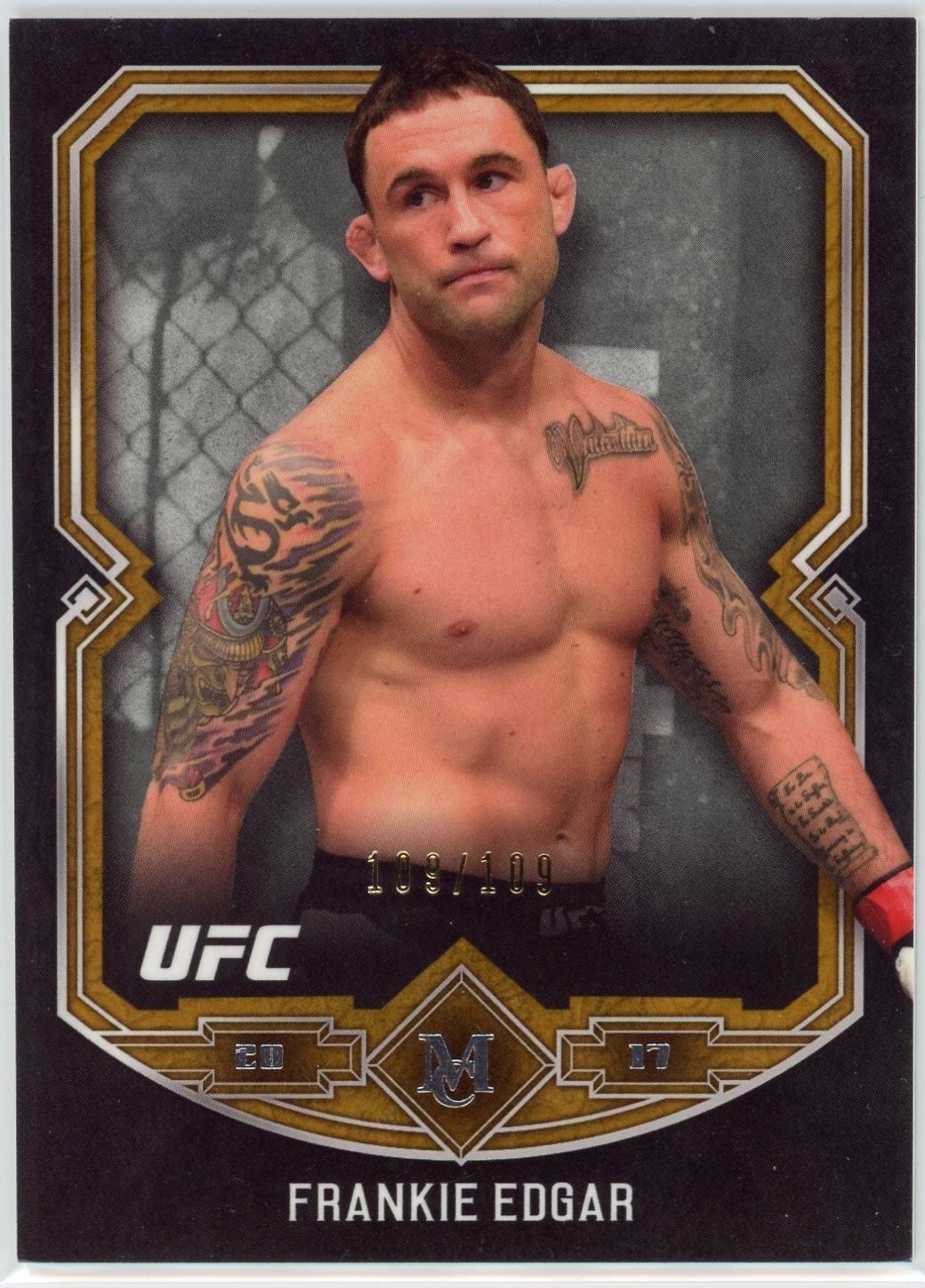 Frankie Edgar 2017 Topps Museum Collection UFC Base #42 Copper