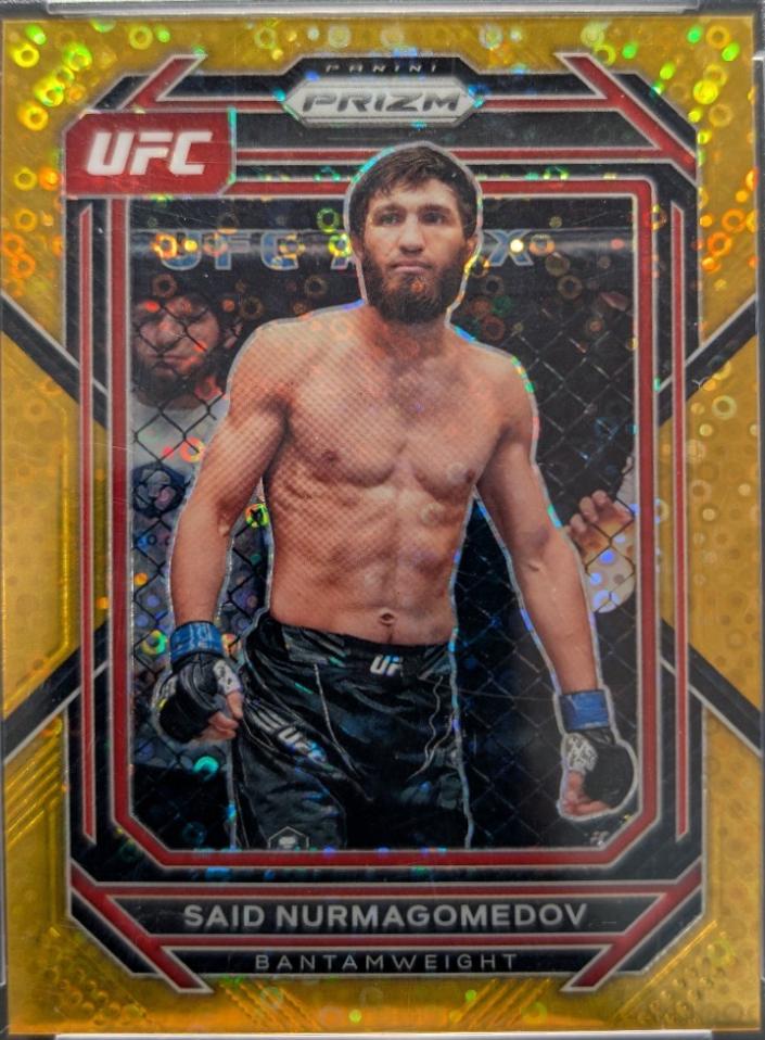 Said Nurmagomedov 2023 Panini Prizm Under Card UFC Base #104 Gold