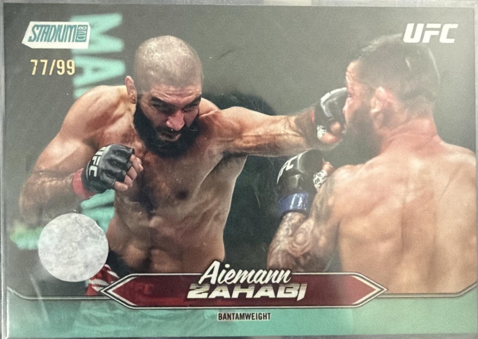 Aiemann Zahabi 2025 Topps Stadium Club UFC Base #115 Teal
