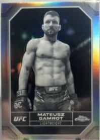 Mateusz Gamrot 2024 Topps Chrome UFC Base #126 Negative Refractor