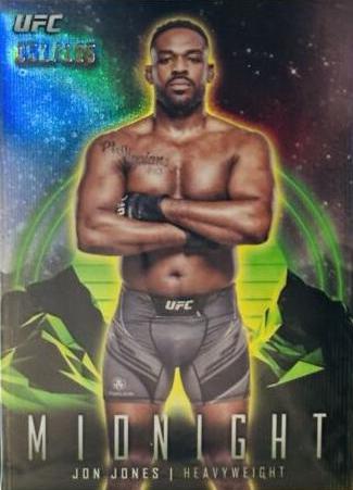 Jon Jones 2024 Topps Midnight UFC Base #100 Morning