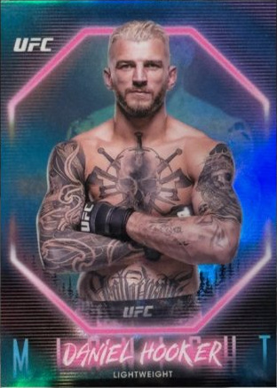 Dan Hooker 2025 Topps Midnight UFC Base #17 Moon Beam