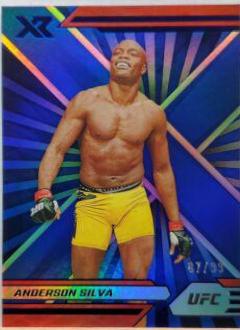 Anderson Silva 2022 Panini Chronicles UFC Base XR #281 Bronze