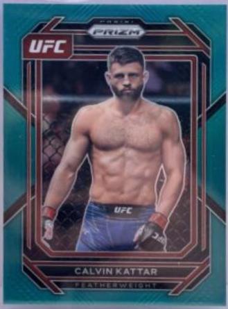 Calvin Kattar 2023 Panini Prizm UFC Base #163 Teal