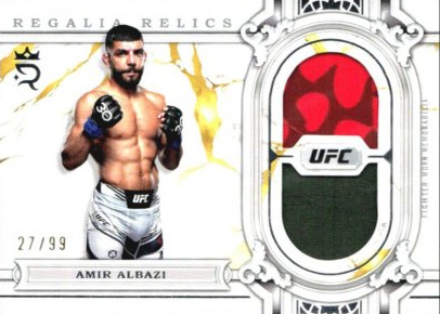 Amir Albazi 2024 Topps Royalty UFC Regalia Relics #RAR-20 Platinum
