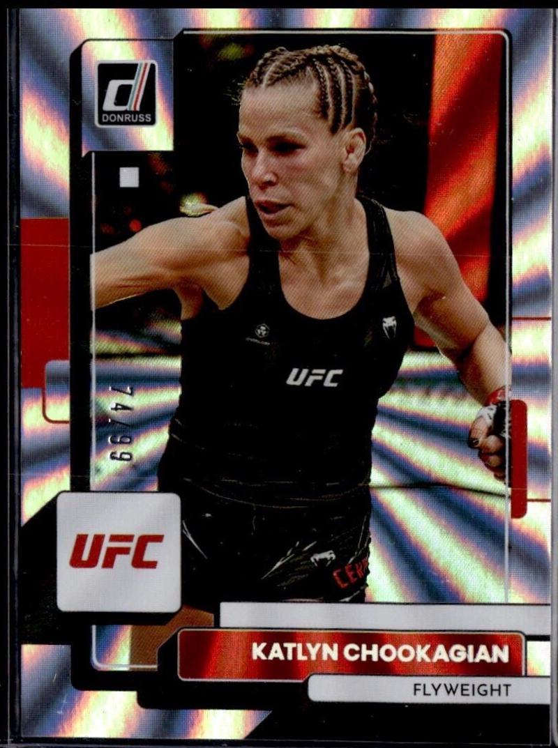 Katlyn Cerminara 2023 Panini Donruss UFC Base #134 Laser