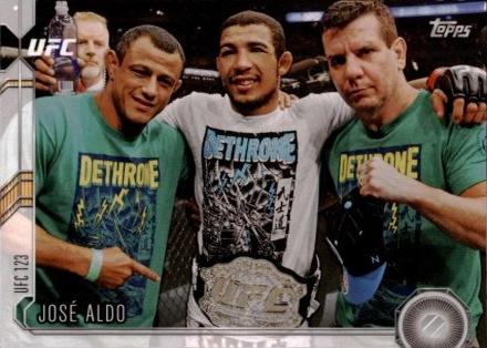 José Aldo 2015 Topps UFC Chronicles Base #110 Silver