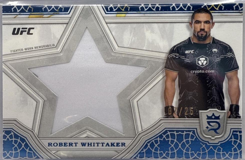 Robert Whittaker 2024 Topps Royalty UFC Star Relics #SRR-22 Blue