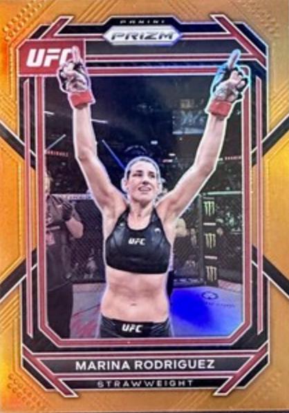 Marina Rodriguez 2023 Panini Prizm UFC Base #102 Orange