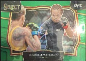 Michelle Waterson-Gomez 2023 Panini Select UFC Octagonside #283 Green