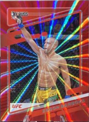 Edson Barboza 2022 Panini Donruss UFC Base #150 Red