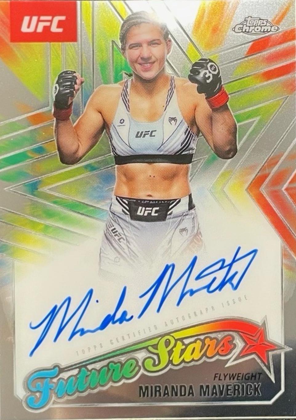 Miranda Maverick 2025 Topps Chrome UFC Future Stars Autographs #FSA-MM
