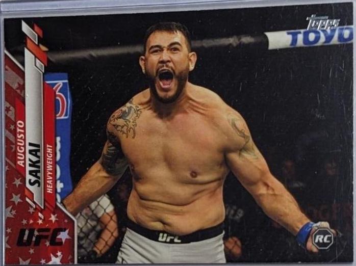 Augusto Sakai 2020 Topps UFC Base #95 Independence Day