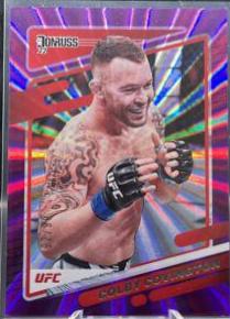 Colby Covington 2022 Panini Donruss UFC Base #17 Purple Laser