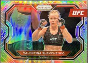 Valentina Shevchenko 2021 Panini Prizm UFC Base #139 Silver