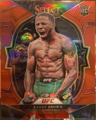 Randy Brown 2023 Panini Select UFC Concourse #81 Red