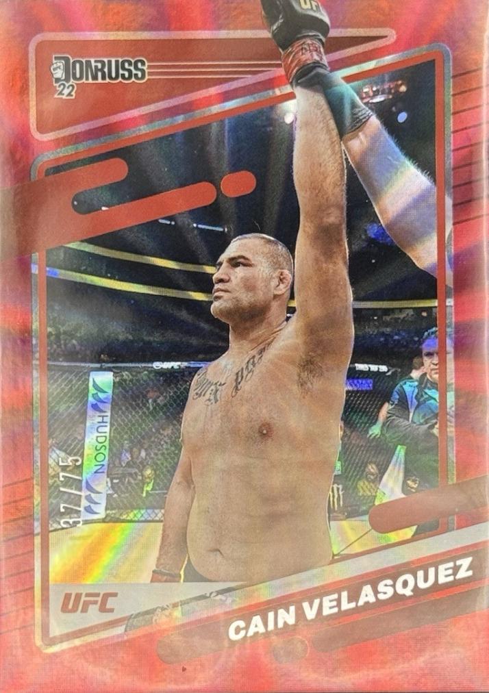 Cain Velasquez 2022 Panini Donruss UFC Base #125 Red