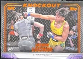 Iasmin Lucindo 2024 Topps Knockout UFC Base #73 Orange