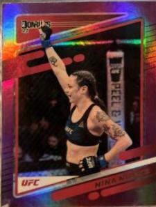 Nina Nunes 2022 Panini Donruss UFC Base #191 Purple Flood