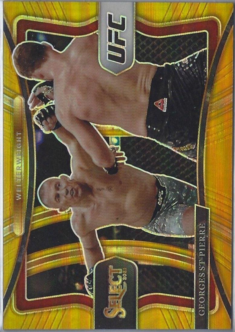 Georges St-Pierre 2021 Panini Select UFC Premier Level #135 Gold