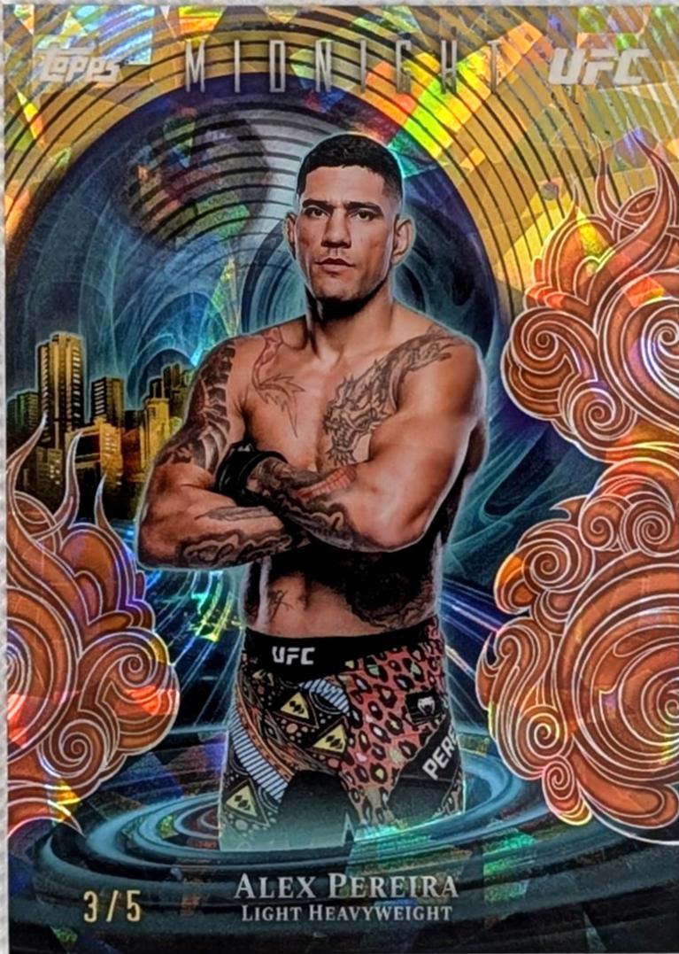Alex Pereira 2026 Topps Midnight UFC Insomnia #IN-17 Daybreak