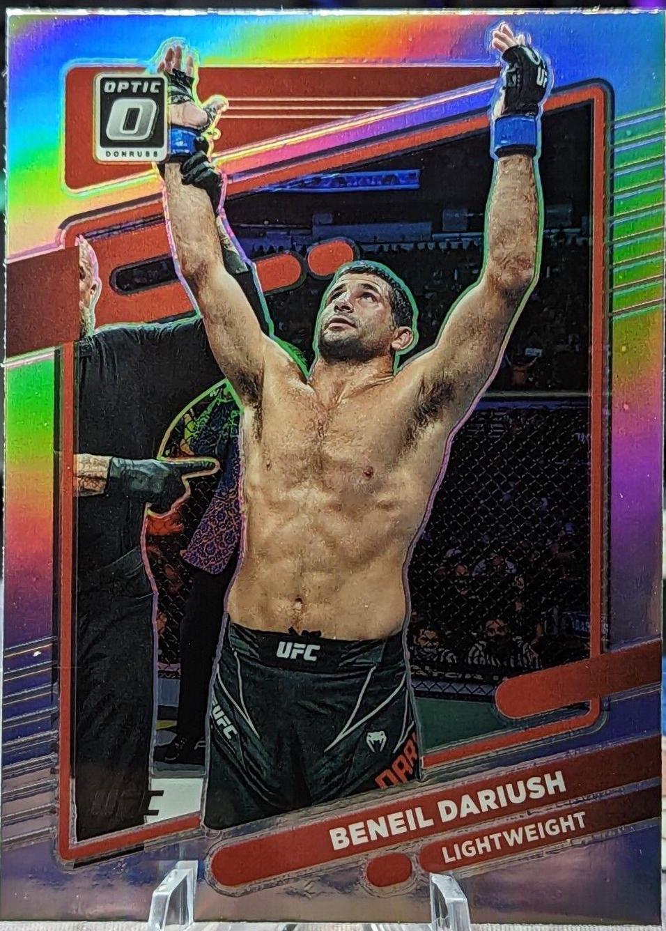 Beneil Dariush 2022 Panini Donruss Optic UFC Base #22 Holo