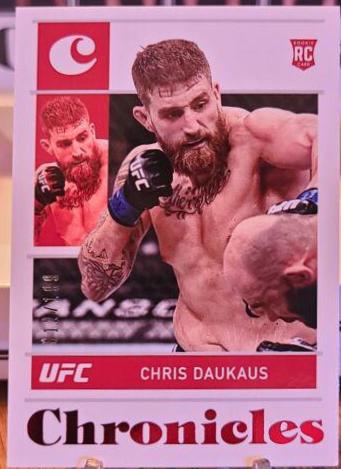 Chris Daukaus 2022 Panini Chronicles UFC Base Chronicles #88 Red