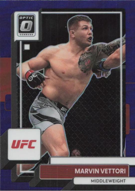 Marvin Vettori 2023 Panini Donruss Optic UFC Base #5 Purple