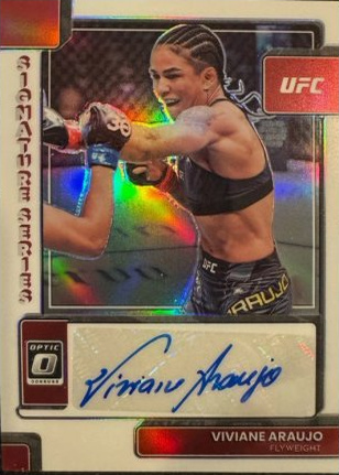 Viviane Araujo 2023 Panini Donruss Optic UFC Signature Series #26 Teal