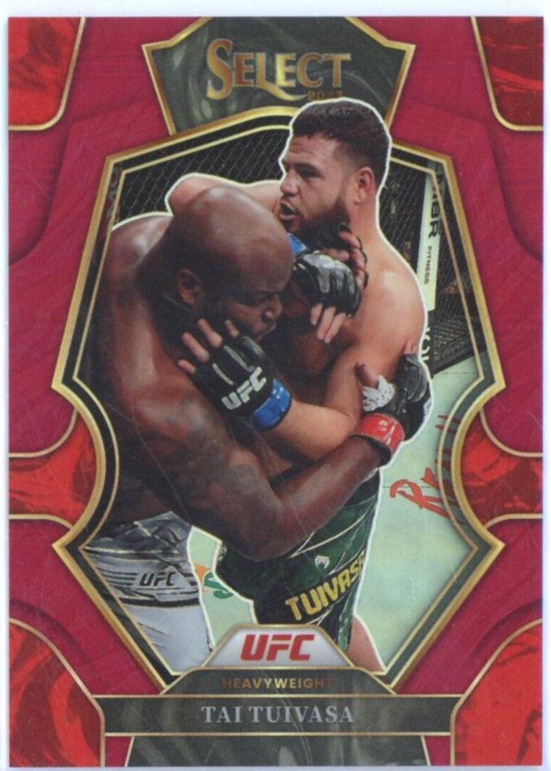 Tai Tuivasa 2023 Panini Select UFC Premier Level #153 Maroon