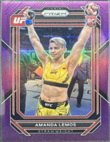 Amanda Lemos 2023 Panini Prizm UFC Base #151 Purple