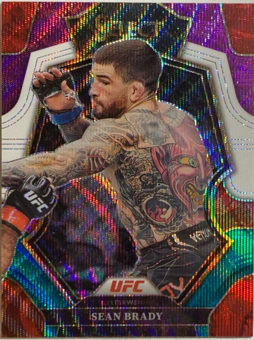 Sean Brady 2023 Panini Select UFC Premier Level #125 Tri Color